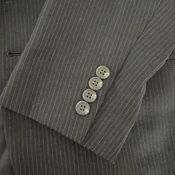 Full Black pinstripe suit - Moores - Picture 8 of 8